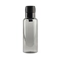 Transparentní láhev na pití 600ml, z RPET, černá