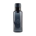Transparentní láhev na pití 600ml, z RPET, modrá