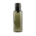 Transparentní láhev na pití 600ml, z RPET, zelená