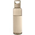 Transparentní láhev na pití, 650ml, béžová