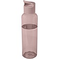 Transparentní láhev na pití, 650ml, jemně růžová