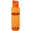 Transparentní láhev na pití, 650ml, oranžová