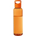 Transparentní láhev na pití, 650ml, oranžová