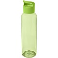 Transparentní láhev na pití, 650ml, recyklovaný plast, zelená