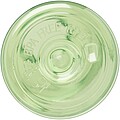 Transparentní láhev na pití, 650ml, recyklovaný plast, zelená