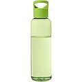 Transparentní láhev na pití, 650ml, recyklovaný plast, zelená