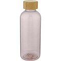 Transparentní láhev z recyklovaného plastu, 650ml, růžová
