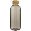 Transparentní láhev z recyklovaného plastu, 650ml, šedá