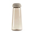 Transparentní láhev z RPET, 575ml, hnědá