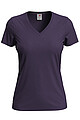 Tričko STEDMAN CLASSIC V-NECK WOMEN fialová M