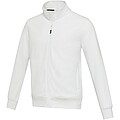 Unisex celorozepínací mikina z recyklované bavlny i polyesteru, ELEVATE GALENA, bílá, vel. XXS
