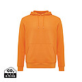 Unisex lehká mikina s kapucí Iqoniq Rila, oranžová, velikost XXS