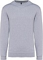 Unisex mikina KARIBAN, světle šedá, XS