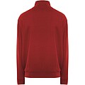 Unisex mikina na zip, ROLY ULAN, velikost M, červená