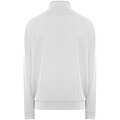 Unisex mikina na zip, ROLY ULAN, velikost S, bílá