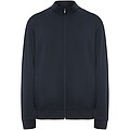 Unisex mikina na zip, ROLY ULAN, velikost S, námořní modrá