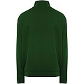 Unisex mikina na zip, ROLY ULAN, velikost S, tmavě zelená