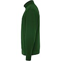 Unisex mikina na zip, ROLY ULAN, velikost S, tmavě zelená