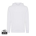 Unisex mikina s kapucí Iqoniq Rila, velikost M, bílá