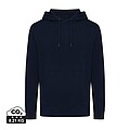 Unisex mikina s kapucí Iqoniq Rila, velikost XS, námořní modrá