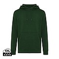 Unisex mikina s kapucí Iqoniq Rila, velikost XS, tmavá zelená