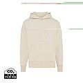 Unisex mikina s kapucí Iqoniq Yoho relaxed fit, velikost XXS, krémová bílá