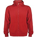 Unisex mikina s kapucí,ROLY MONTBLANC, červená, vel. L
