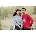 Unisex mikina s kulatým výstřihem Elevate Arora, velikost XS, šedý melír