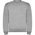 Unisex mikina s kulatým výstřihem, ROLY CLASICA, světle šedý melír, vel. XS