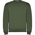 Unisex mikina s kulatým výstřihem, ROLY CLASICA, tmavá vojenská zelená, vel. XS