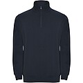 Unisex mikina se čtvrtkovým zipem, ROLY ANETO, navy, vel. S