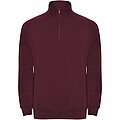 Unisex mikina se čtvrtkovým zipem, ROLY ANETO, purpurová, vel. S