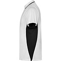 Unisex polokošile Roly Montmelo, bílá/černá, velikost S