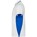 Unisex polokošile Roly Montmelo, bílá/královská modrá, velikost XL