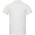 Unisex polokošile s krátkým rukávem z recyklované bavlny i polyesteru, ELEVATE EMERALD, bílá, vel. L