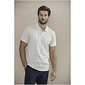 Unisex polokošile s krátkým rukávem z recyklované bavlny i polyesteru, ELEVATE EMERALD, bílá, vel. XXS