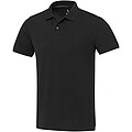 Unisex polokošile s krátkým rukávem z recyklované bavlny i polyesteru, ELEVATE EMERALD, černá, vel. XXS
