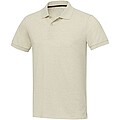 Unisex polokošile s krátkým rukávem z recyklované bavlny i polyesteru, ELEVATE EMERALD, krémová, vel. L