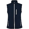 Unisex softshellová vesta, ROLY NEVADA, navy, vel. L