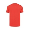 Unisex tričko Iqoniq Bryce z recyklované bavlny, světlá červená, M
