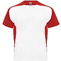 Unisex tričko Roly Bugatti, bílá/červená, velikost 2XL