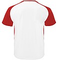 Unisex tričko Roly Bugatti, bílá/červená, velikost 2XL