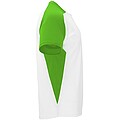 Unisex tričko Roly Bugatti, bílá/zelená, velikost S