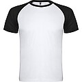 Unisex tričko Roly Indianapolis, bílá/černá, velikost S