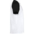 Unisex tričko Roly Indianapolis, bílá/černá, velikost S