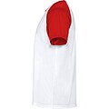 Unisex tričko Roly Indianapolis, bílá/červená, velikost L