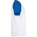 Unisex tričko Roly Indianapolis, bílá/královská modrá, velikost L