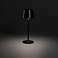 USB dobíjecí stolní lampa z RCS recyklovaného plastu, černá
