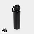 Uzamykatelná sportovní lahev 600ml, černá