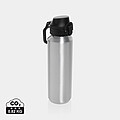 Uzamykatelná sportovní lahev 600ml, stříbrná